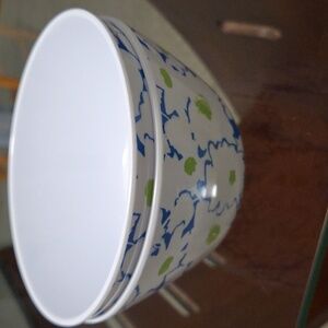 Floral Blue and Green Bowls